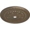 Ekena Millwork Palmetto Ceiling Medallion (Fits Canopies up to 7 5/8"), 31 1/2"OD x 3 5/8"ID x 1 3/4"P, Warm Silver CM31PMWSS - alternate 3